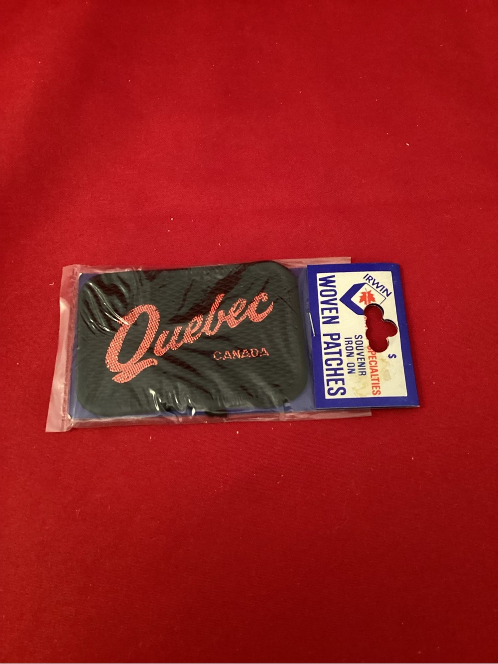 Irwin Woven Patch Quebec Canada